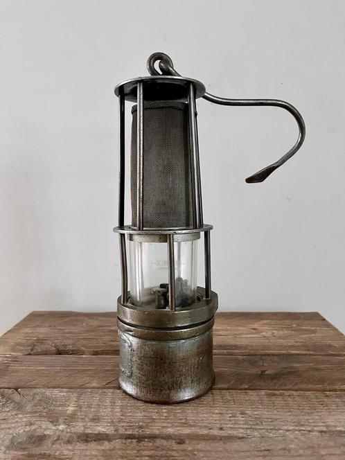 Antieke Messing Mijnwerkerslamp - Authentieke Lantaarn, Antiek en Kunst, Antiek | Lampen, Ophalen