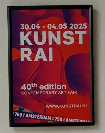 Kunst Rai Affiche 2025 beschikbaar voor biedingen