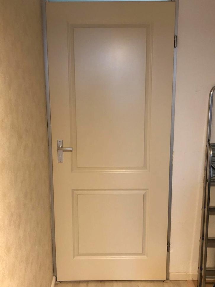 4 Opdekdeuren 83,5x201,5 - 2x Links, 2x Rechts, Doe-het-zelf en Verbouw, Deuren en Horren, Gebruikt, Binnendeur, 200 tot 215 cm