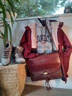 Bordeau rode parka maat m van  pull & bear, Ophalen of Verzenden, Zo goed als nieuw, Rood