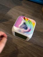 Unicorn Wekker / Klok - Leuke Kinderkamer Decoratie, Ophalen of Verzenden, Gebruikt, Klok