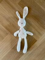 Z.g.a.n. Pluche knuffel konijn van grove rib, wit, 35 cm, Konijn, Ophalen of Verzenden, Zo goed als nieuw