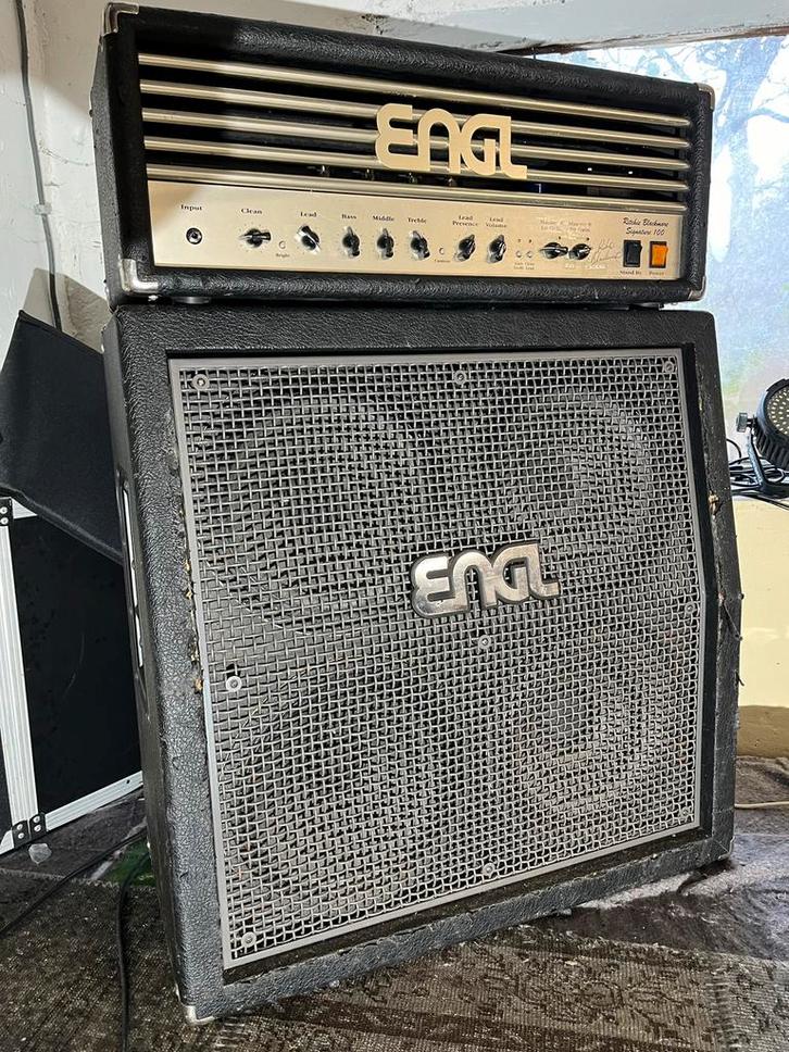 ENGL Ritchie Blackmore Signature 100 Top,Cabinet, footswitch, Muziek en Instrumenten, Versterkers | Bas en Gitaar, Gebruikt, Gitaar