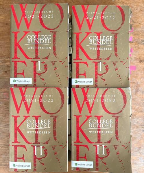 COLLEGE BUNDEL - wetteksten. Privaatrecht & Publiekrecht, Boeken, Wetenschap, Zo goed als nieuw, Ophalen of Verzenden