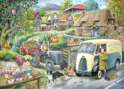House of Puzzles - Plum Jam - 1000 stukjes, Hobby en Vrije tijd, Denksport en Puzzels, Nieuw, Legpuzzel, 500 t/m 1500 stukjes