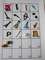 L391 LEGO MINIFIG ACCESSOIRES PARAPLU SCHAATS LAPTOP GITAAR, Dalwagen 45b, 6669 CB Dodewaard, Lego, Nieuw, Ophalen of Verzenden