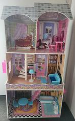 Grote Barbie-/poppenhuis (in zeer goede staat!)Incl. meubels, Ophalen of Verzenden, Zo goed als nieuw