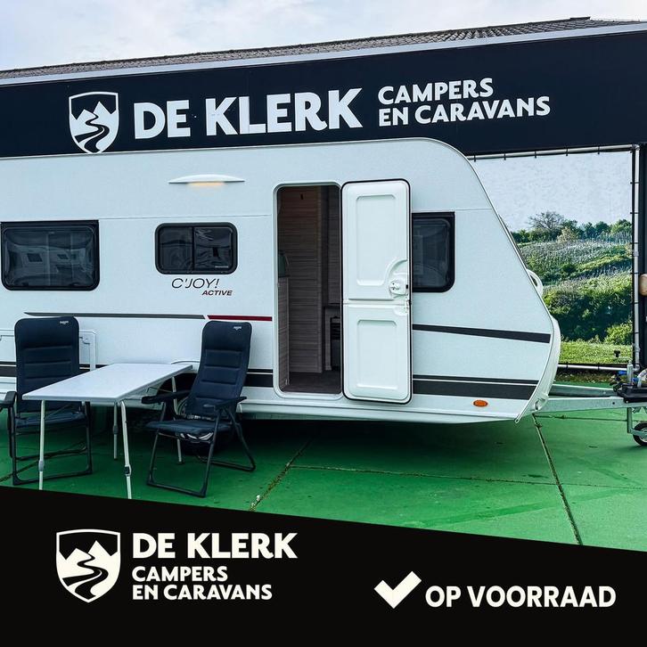 Dethleffs C-Joy 460 EL Active Active-pakket (bj 2026), Caravans en Kamperen, Caravans, Bedrijf, tot en met 4, 750 - 1000 kg, Dethleffs