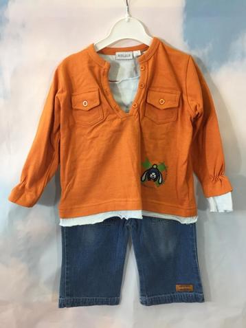 Nieuw Wiplala 2 delige set oranje 92 (4B44) beschikbaar voor biedingen