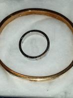 Armband goud 18 kaart goud mèt Rin 18 karaat goud, Sieraden, Tassen en Uiterlijk, Armbanden, Ophalen of Verzenden, Goud, Goud