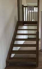 eiken trap 150 cm hoog, weinig gebruikt, Doe-het-zelf en Verbouw, Ladders en Trappen, Trap, Zo goed als nieuw, Minder dan 2 meter