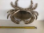 CasaJame metalen onderzetter Krab Gold L 25cm B 20cm H 2cm, Ophalen of Verzenden, Zo goed als nieuw