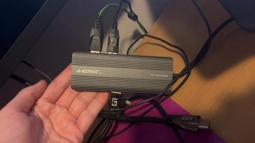 AKONIC 10-in-1 USB C Laptop Docking station met Dual HDMI, Computers en Software, Dockingstations, Zo goed als nieuw, Docking station