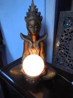 hollywood regency staande lamp shiva jaren 70, Overige materialen, Gebruikt, Ophalen of Verzenden, 50 tot 75 cm