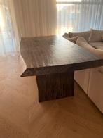 Boomstam tafel Suar (blad is 8 cm dik), Huis en Inrichting, Tafels | Eettafels, 200 cm of meer, Rechthoekig, Zo goed als nieuw