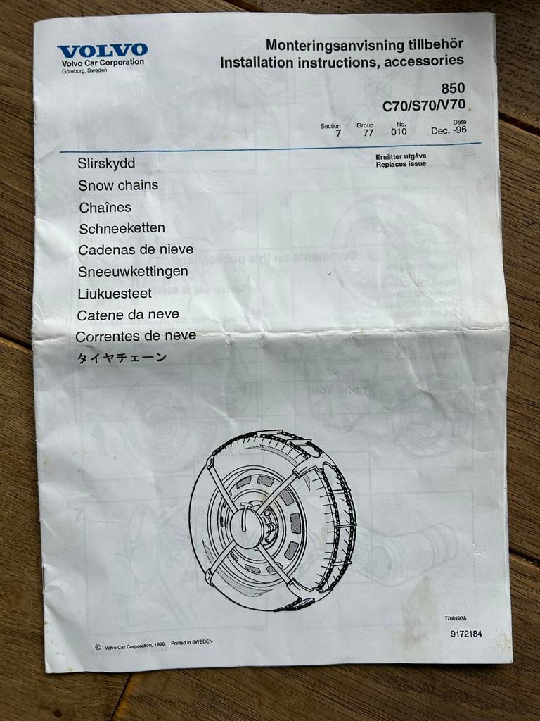 Centrax Sneeuwkettingen (ongebruikt in tas), Auto diversen, Sneeuwkettingen, Ophalen, Nieuw