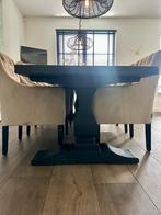 6 stoelen en kloostertafel, Ophalen, Gebruikt, Landelijk, 4 tot 6 stoelen