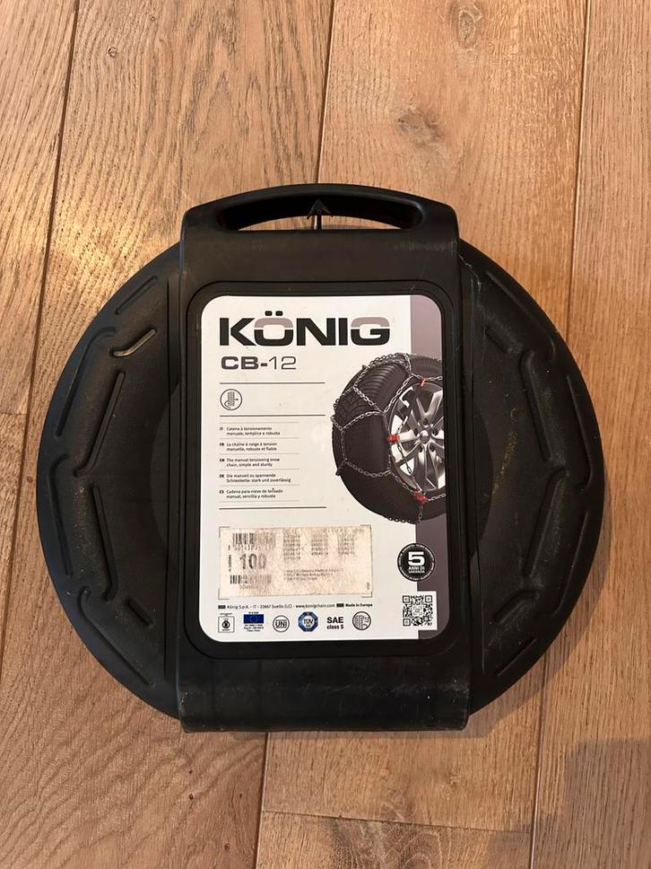 Konig CB-12 100 Sneeuwkettingen, Auto diversen, Sneeuwkettingen, Zo goed als nieuw, Ophalen of Verzenden