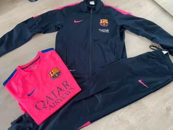 Barcelona Trainingspak + Shirt 2014 - Retro! Maat M beschikbaar voor biedingen
