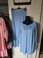Dames broekpak set nieuw, Ophalen of Verzenden, Nieuw, Maat 42/44 (L), Blauw
