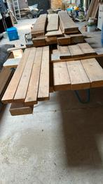 Stapeltje lang vuren hout balkhout c24 sls enz, Doe-het-zelf en Verbouw, Hout en Planken, Ophalen, Zo goed als nieuw, Vuren, Plank