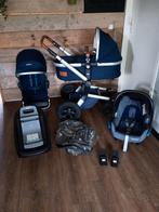 Joolz Day Earth Parrot Blue kinderwagen met Cognac Details!!, Ophalen, Verstelbare duwstang