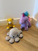 New 3x knuffel beer octopus unicorn gele beer Hema set etc., Ophalen of Verzenden, Zo goed als nieuw, Overige typen