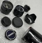 Hanimex mc f=28 52 7051686 + aico wider fisheye ser-vii 52mm, Ophalen of Verzenden, H, H, H
