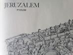 Jeruzalem. Prachtig  tekening door Jan Jaarsveld uit 1974., Antiek en Kunst, Antiek | Religie, Ophalen of Verzenden