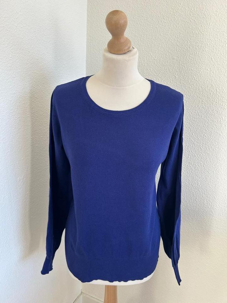 King Louie maat XL kobaltblauwe trui 1918, Kleding | Dames, Truien en Vesten, Zo goed als nieuw, Maat 46/48 (XL) of groter, Blauw