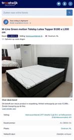 Topper  180x200   nieuw, Huis en Inrichting, Slaapkamer | Matrassen en Bedbodems, Ophalen, Matras, 180 cm, 200 cm