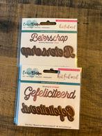 CarlijnDesign hot foil mallen – beterschap & gefeliciteerd, Ophalen of Verzenden, Nieuw, Overige thema's, Pons of Mal