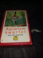 Vintage Aquarium Kwartet, Verzamelen, Speelkaarten, Jokers en Kwartetten, Gebruikt, Ophalen of Verzenden