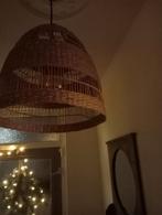 Mooie rotan hanglamp Ibiza stijl, Ophalen of Verzenden, Zo goed als nieuw, Minder dan 50 cm