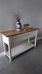 sidetable, Huis en Inrichting, Tafels | Sidetables, Ophalen, 100 tot 150 cm, Zo goed als nieuw, Overige houtsoorten