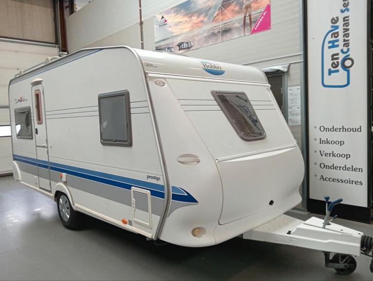 Hobby prestige 460 UFE incl. voortent, luifel , en mover !, Caravans en Kamperen, Caravans, Bedrijf, tot en met 4, 1000 - 1250 kg