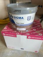 Afneembare muurverf Sigma 2 x 10 liter, Doe-het-zelf en Verbouw, Verf, Beits en Lak, 10 tot 15 liter, Ophalen of Verzenden, Zo goed als nieuw