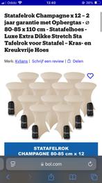 Tafelrok champagnekleur 12x ZGAN, Ophalen of Verzenden, Zo goed als nieuw