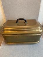 Koperen brood trommel antiek, Ophalen of Verzenden