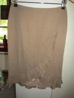 D775 SENSA DONNA mt 34 rok beige roezels memory metaal, Verzenden, Beige, Sensa Donna, Zo goed als nieuw