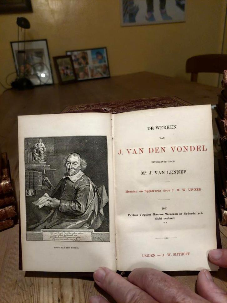 Vondel - Verzameld Werk - 28 Delig - Uitgeverij van Lennip, Antiek en Kunst, Antiek | Boeken en Bijbels, Ophalen