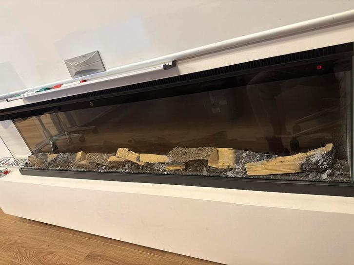 Sfeerhaard Elektrisch 3-Zijdig 165cm, Huis en Inrichting, Haarden, Zo goed als nieuw, Elektrische haard, Ophalen of Verzenden