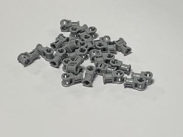 Partij Lego 25x nieuwe licht grijze technic pin connector beschikbaar voor biedingen