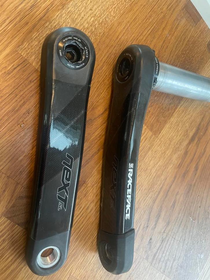 Race Face cinch MTB crank incl zgan kettingblad Shimano 34t, Fietsen en Brommers, Fietsonderdelen, Zo goed als nieuw, Mountainbike