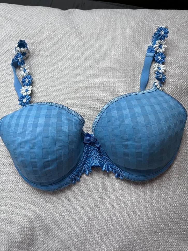 Marie Jo bh 65D blauw voorgevormd, Kleding | Dames, Ondergoed en Lingerie, BH, Blauw, Ophalen of Verzenden