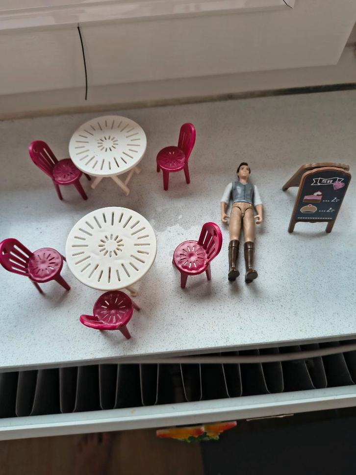 Schleich café, Verzamelen, Speelgoed, Zo goed als nieuw, Ophalen of Verzenden