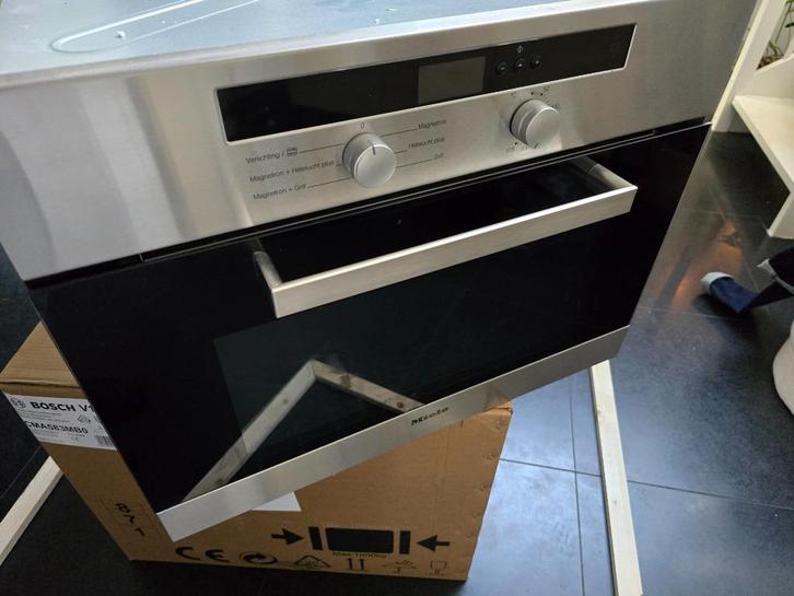 Miele combi-oven/magnetron. H4022BM., Witgoed en Apparatuur, Ovens, Gebruikt, Inbouw, Oven met grill, 45 tot 60 cm, 45 tot 60 cm