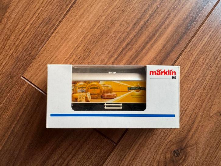 🚂 Marklin 4415.818 Leerdammer Kaas van de DB, Hobby en Vrije tijd, Modeltreinen | H0, Zo goed als nieuw, Wagon, Wisselstroom