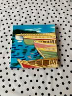 Tegel 20 cm x 20 cm boten / water, Antiek en Kunst, Ophalen of Verzenden