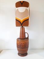 Xxl vintage lamp vaaslamp jaren 70 vloerlamp keramiek, Gebruikt, Ophalen of Verzenden